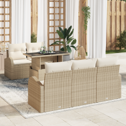 6-teiliges Garten Sofa Set...