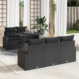 6-teiliges Garten-Sofa-Set...