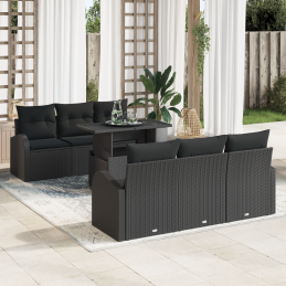 7-teilige Garten-Sofa-Set...