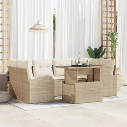 7-teiliges Garten Sofa Set...