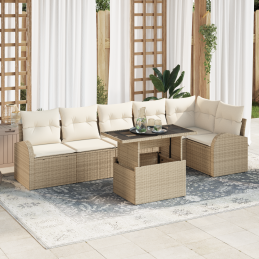 7-teiliges Garten Sofa Set...