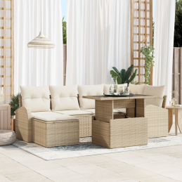 7-teiliges Garten Sofa Set...