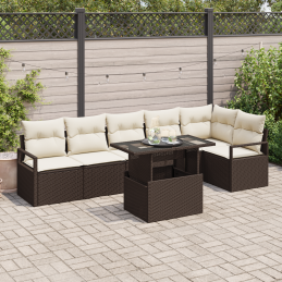 7-teiliges Garten-Sofa-Set...