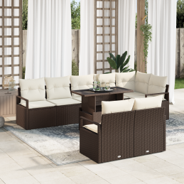 9-teiliges Garten-Sofa-Set...