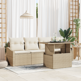 5-teiliges Garten-Sofaset...