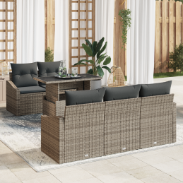 6-teiliges Garten Sofa Set...