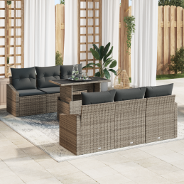 7-teiliges Garten Sofa Set...