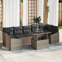 8-teiliges Garten-Sofa-Set...