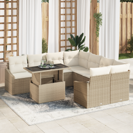 9-teiliges Garten Sofaset...