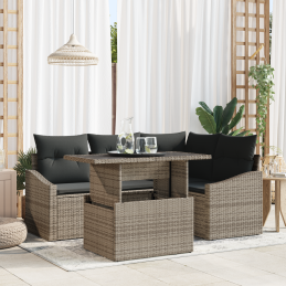 5-teiliges Garten-Sofaset...