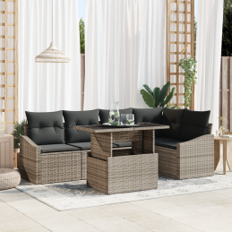 6-teiliges Garten Sofa Set...