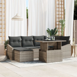 7-teiliges Gartensofa-Set...