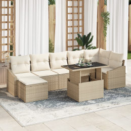 8-teiliges Gartensofa Set...