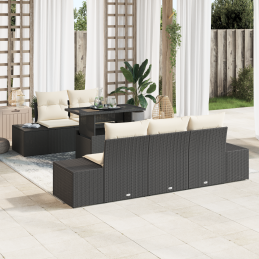 6-teiliges Garten-Sofa-Set...