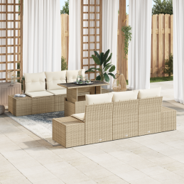 7-teiliges Garten Sofa Set...