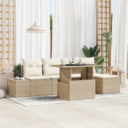 6-teiliges Garten Sofa Set...