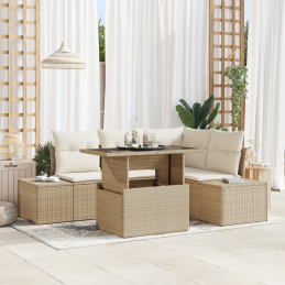 5-teiliges Garten-Sofa-Set...