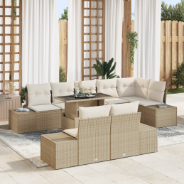9-teiliges Garten-Sofa-Set...