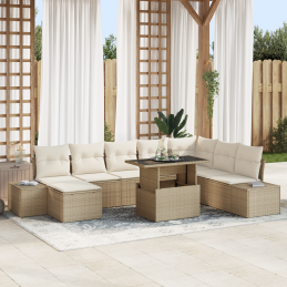 9-teiliges Garten-Sofa-Set...