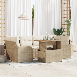 7-teiliges Garten-Sofa-Set...