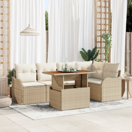 6-teiliges Garten Sofa Set...