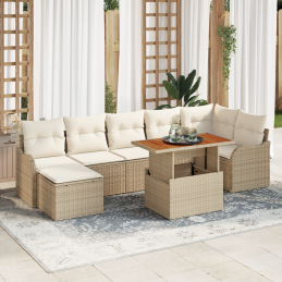 8-teiliges Garten-Sofa-Set...