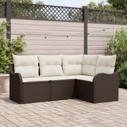4-teilige Garten-Sofa-Set...