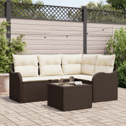 4-teiliges Garten-Sofa-Set...