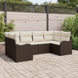 6-teiliges Garten Sofa Set...