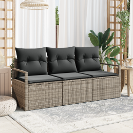 3-teiliges Garten-Sofa-Set...