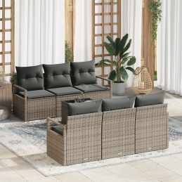 7-teiliges Garten-Sofa-Set...