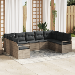 9-teiliges Garten-Sofa-Set...