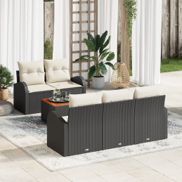 6-teiliges Garten-Sofa-Set...