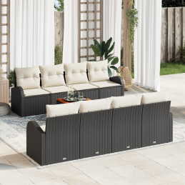 9 teiliges Garten-Sofa-Set...