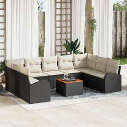 10-teiliges Garten-Sofa Set...