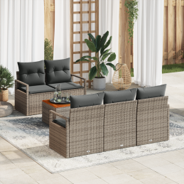 6-teiliges Garten Sofa Set...