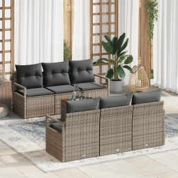 7 Teiliges Garten Sofa Set...
