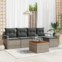 6-teiliges Garten Sofa Set...