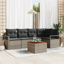 6-teiliges Garten Sofa Set...