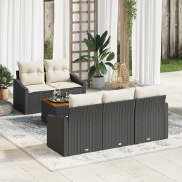 6-teiliges Garten-Sofaset...