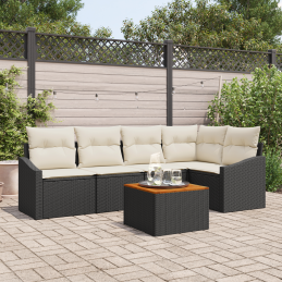 6-teiliges Garten-Sofa-Set...