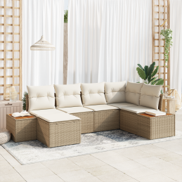 6-teiliges Garten Sofa Set...