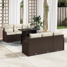 7-teiliges Garten Sofa Set...