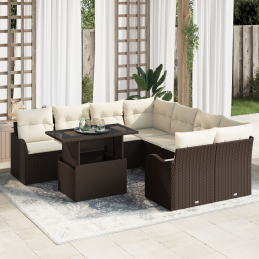 9-teiliges Garten Sofa Set...