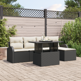 6-teiliges Garten-Sofa-Set...