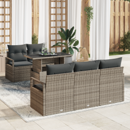 6-Teiliges Garten Sofa Set...