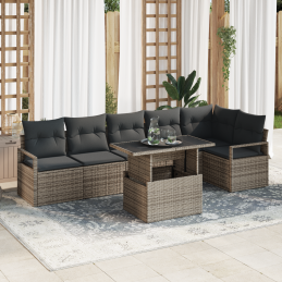 7-teiliges Garten-Sofa-Set...