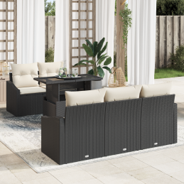 6-teiliges Garten-Sofa-Set...
