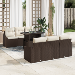 7-teiliges Garten-Sofa-Set...