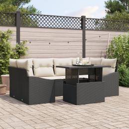 7-teiliges Gartensofa-Set...